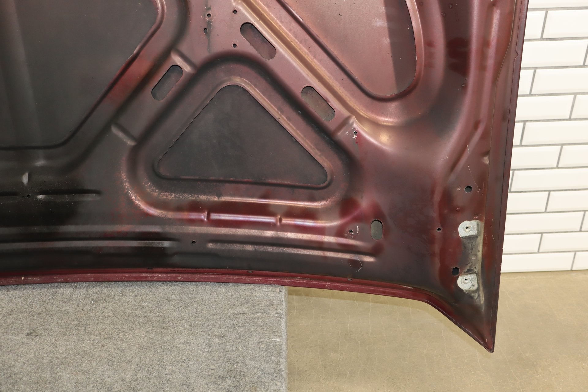 2005 Ford F-250 Super Duty Lariat Hood Dark Toreador Red JM