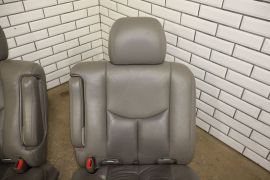 2005 GMC Yukon Denali SWB 2nd Row Captains Chairs Stone Gray