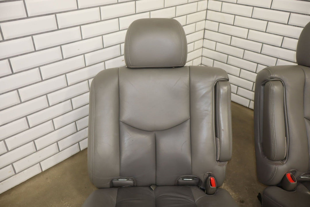 2005 GMC Yukon Denali SWB 2nd Row Captains Chairs Stone Gray