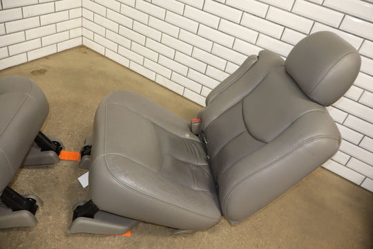 2005 GMC Yukon Denali SWB 2nd Row Captains Chairs Stone Gray