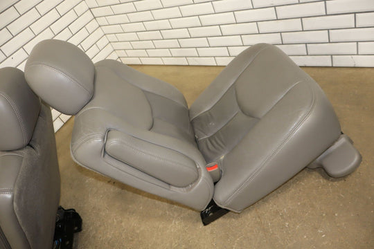 2005 GMC Yukon Denali SWB 2nd Row Captains Chairs Stone Gray