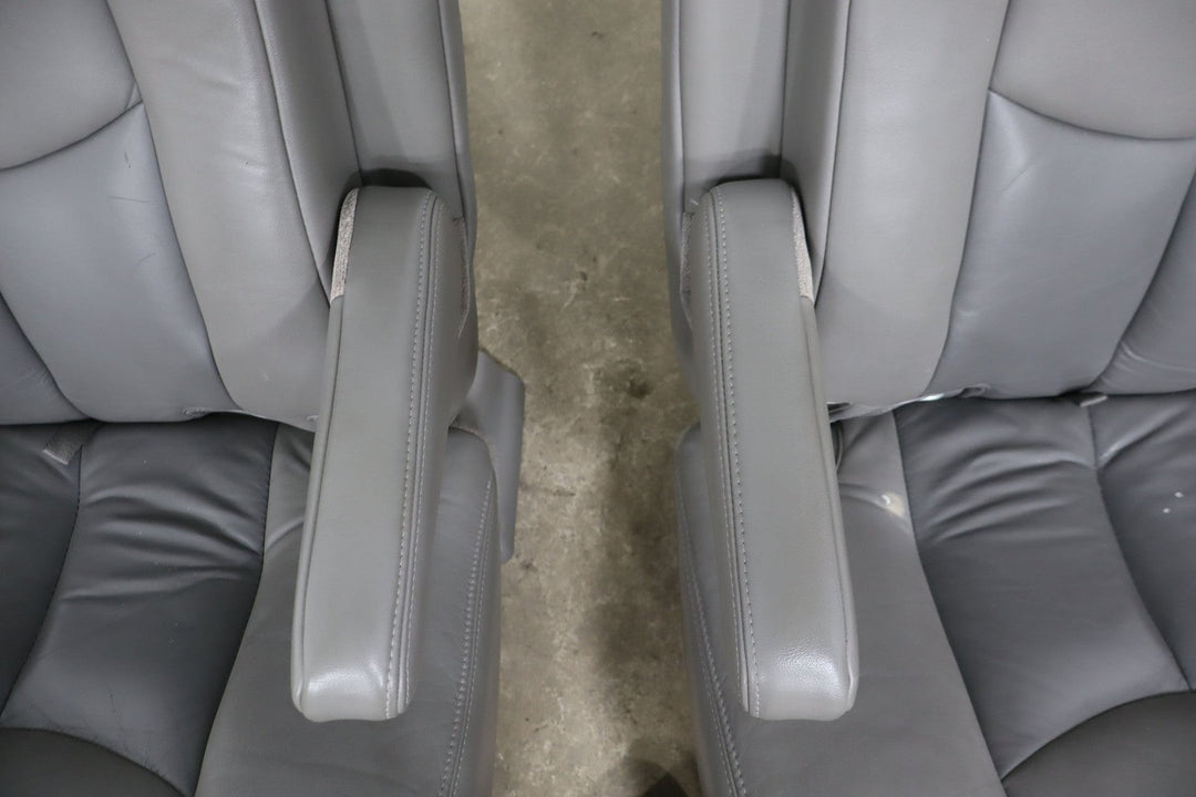 2005 GMC Yukon Denali SWB 2nd Row Captains Chairs Stone Gray