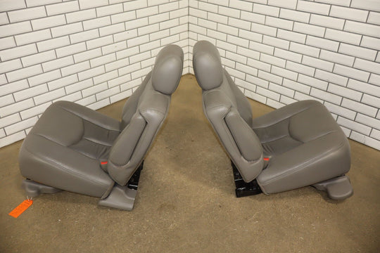 2005 GMC Yukon Denali SWB 2nd Row Captains Chairs Stone Gray