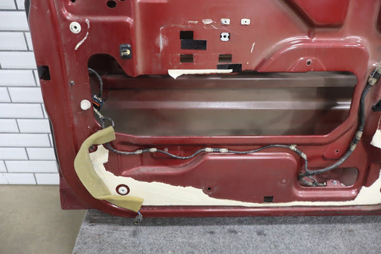 2005 Hummer H2 Left Front Door Shell *Red Metallic 72* Poor Finish