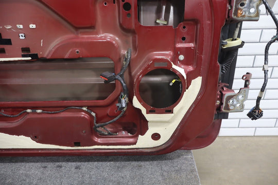 2005 Hummer H2 Left Front Door Shell *Red Metallic 72* Poor Finish