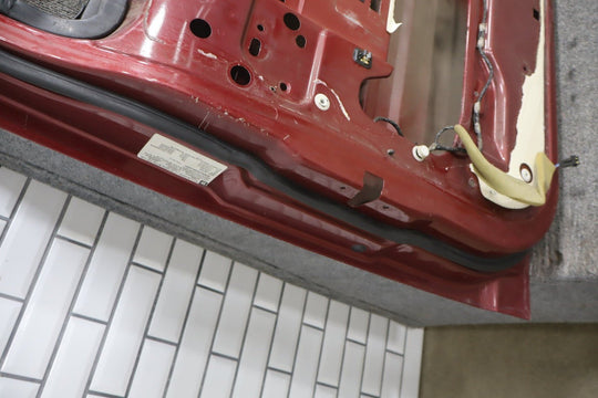 2005 Hummer H2 Left Front Door Shell *Red Metallic 72* Poor Finish