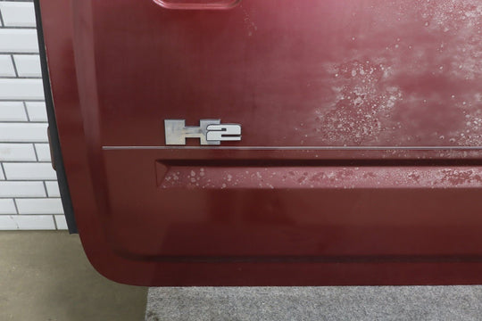 2005 Hummer H2 Left Front Door Shell *Red Metallic 72* Poor Finish