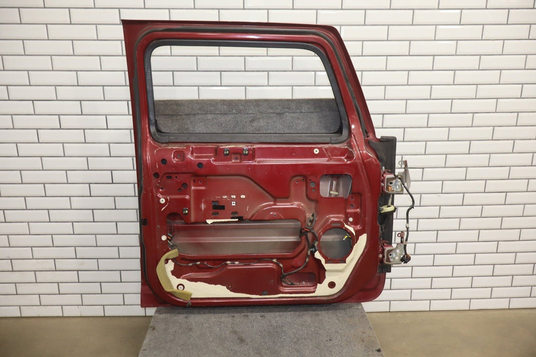 2005 Hummer H2 Left Front Door Shell *Red Metallic 72* Poor Finish