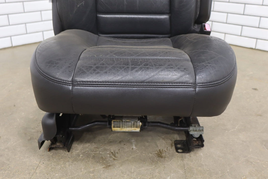 2005 Hummer H2 Single Passenger Right Front Seat Leather Ebony 482