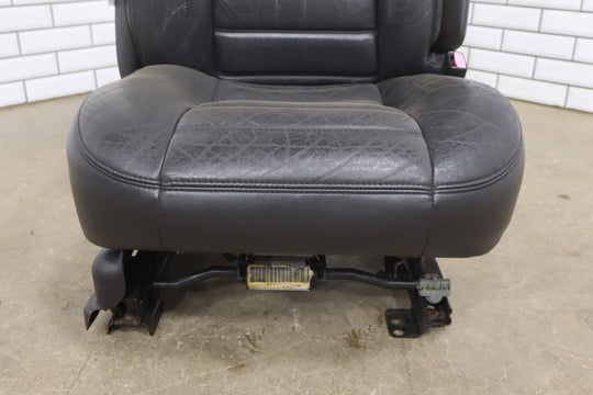 2005 Hummer H2 Single Passenger Right Front Seat Leather Ebony 482