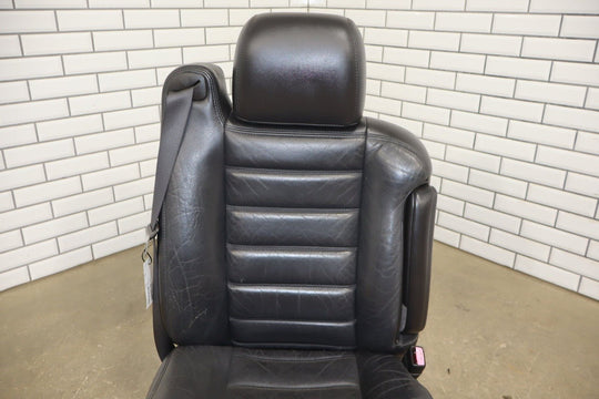 2005 Hummer H2 Single Passenger Right Front Seat Leather Ebony 482