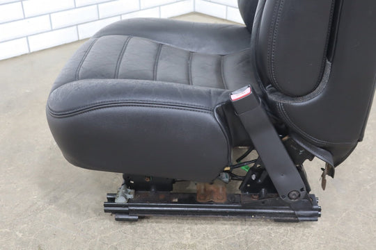 2005 Hummer H2 Single Passenger Right Front Seat Leather Ebony 482