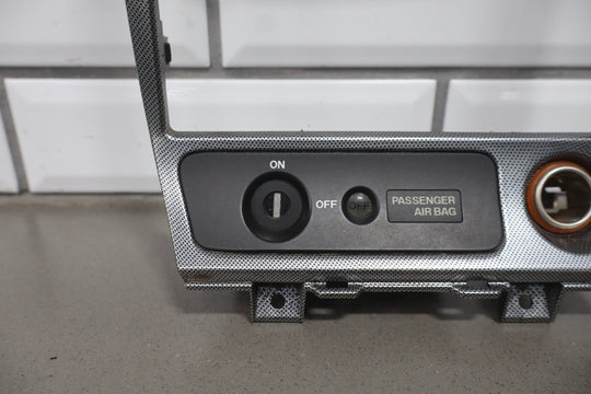 2005 Mazda MX - 5 Miata Mazdaspeed Carbon Style Radio & Shifter Bezel Trim OEM