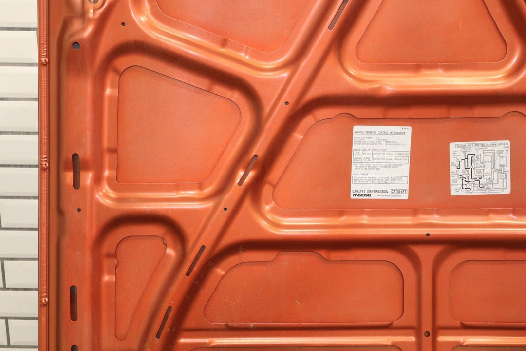 2005 Mazda MX - 5 Miata Mazdaspeed Hood Lava Orange 27Y