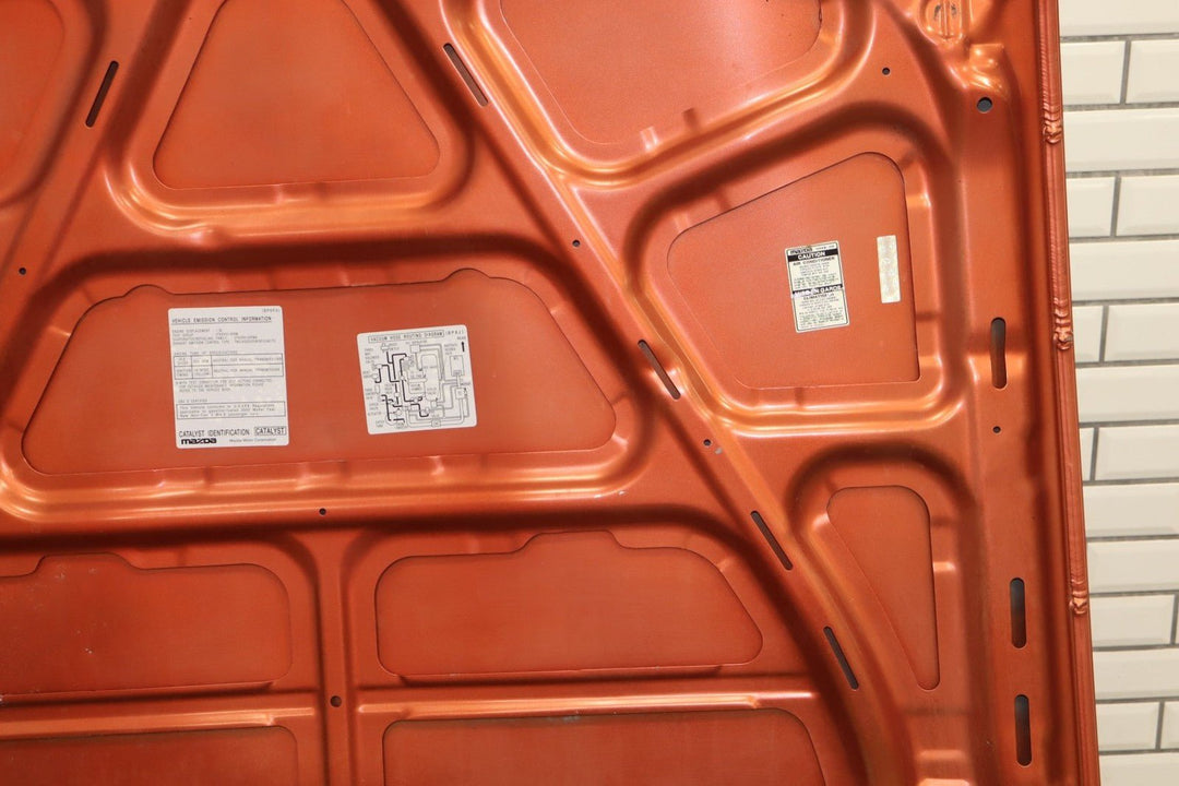 2005 Mazda MX - 5 Miata Mazdaspeed Hood Lava Orange 27Y