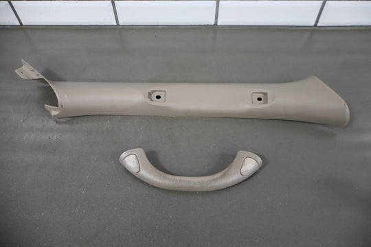 2005 Toyota Sequoia Pair A Pillar Trim Taupe 43
