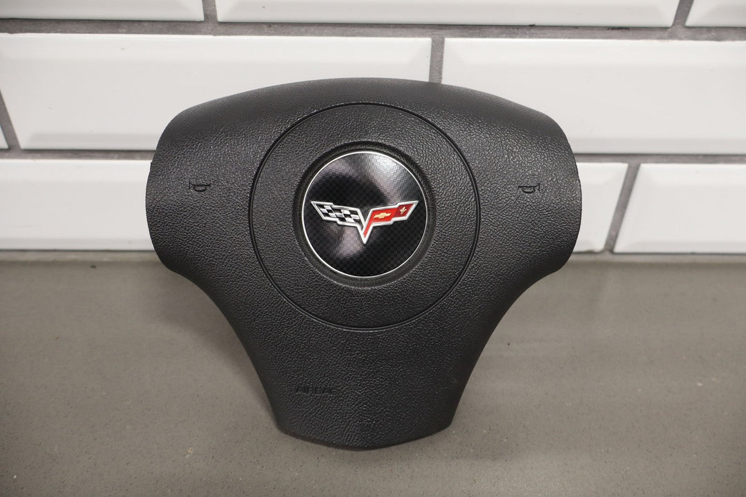 2006 - 2009 C6 Corvette Driver Steering Wheel Air Bag W/Ebony Trim