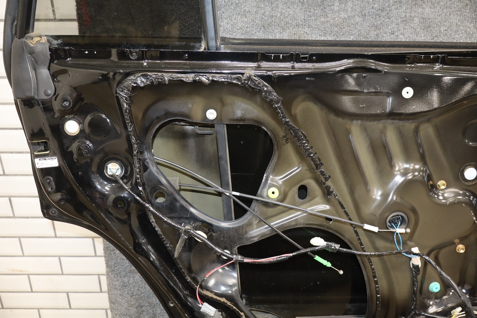 2006-2009 Toyota 4Runner N210- Left Rear Door Black