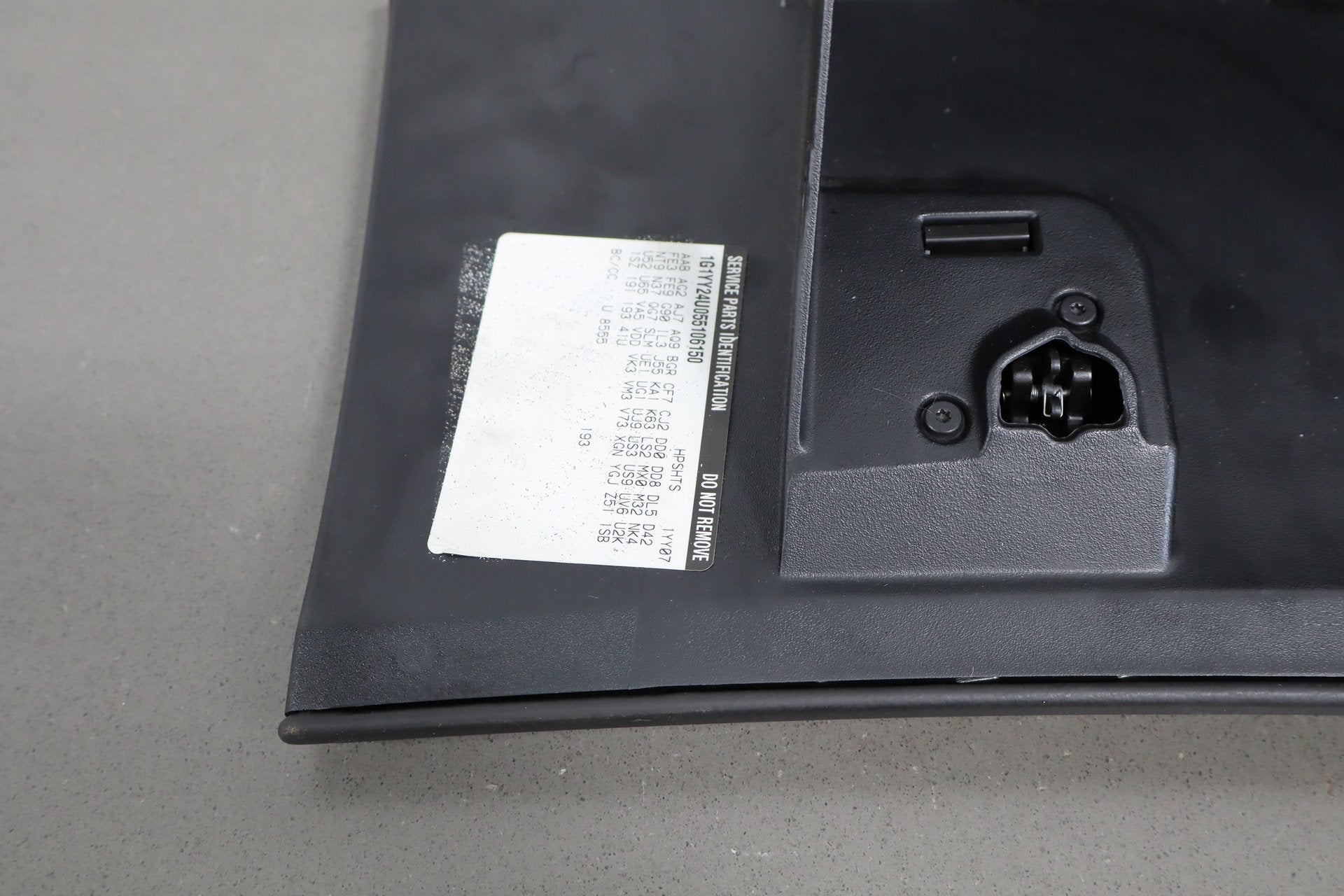 2006-2013 Chevrolet Corvette C6- Glove Box Black 19