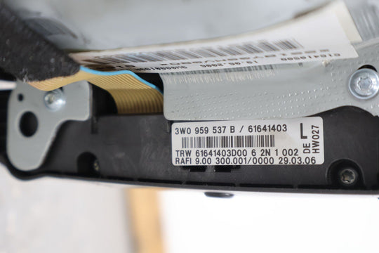 2006 Bentley Continental Flying Spur Left Driver Steering Wheel Airbag Black