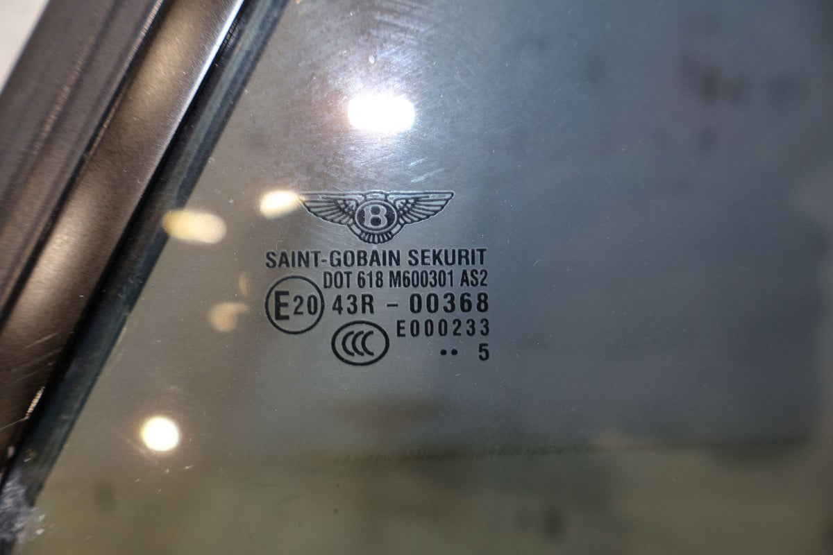 2006 Bentley Continental- Left Quarter Window