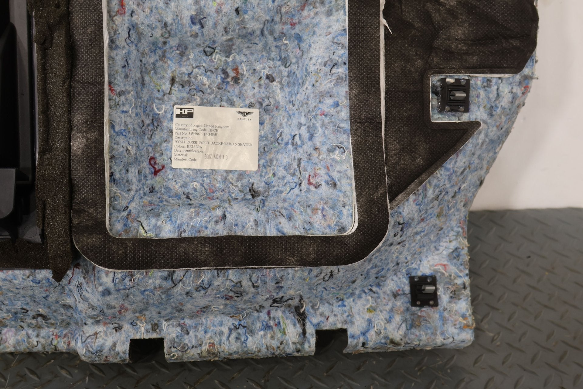 2006 BENTLY- Front Carpet