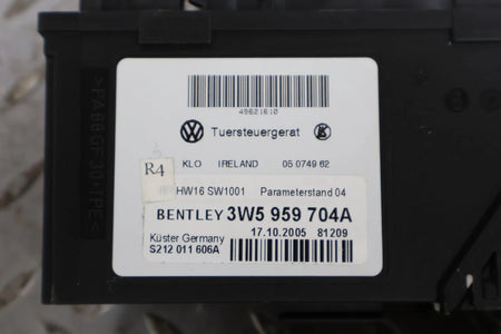 2006 BENTLY- Power Window Module