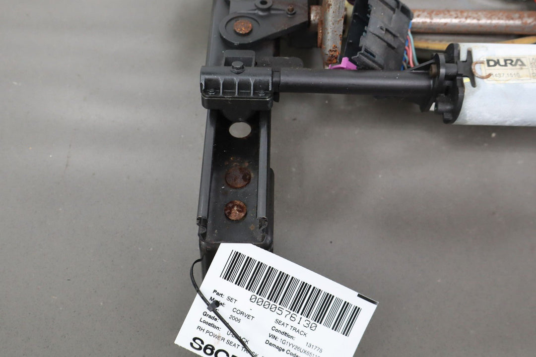 2006 C6 Corvette Right Passenger Seat Track W/ Motors OEM