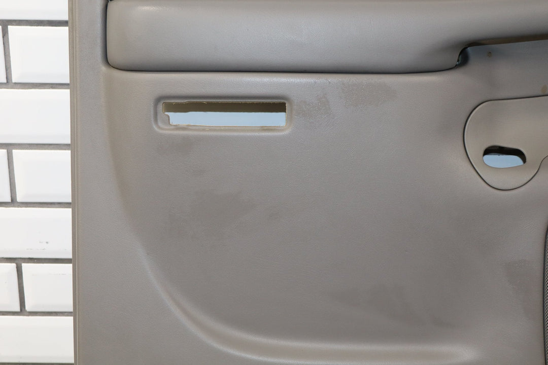 2006 Chevrolet Silverado 2500 Left Rear Door Trim Medium Gray 922