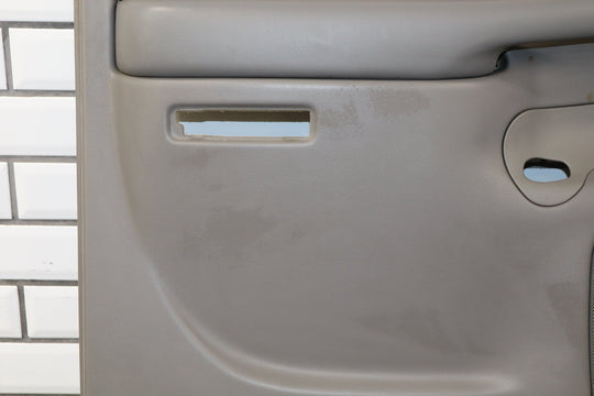 2006 Chevrolet Silverado 2500 Left Rear Door Trim Medium Gray 922