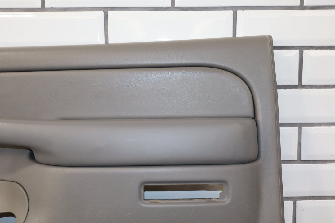 2006 Chevrolet Silverado 2500 Right Rear Door Trim Panel Medium Gray 922