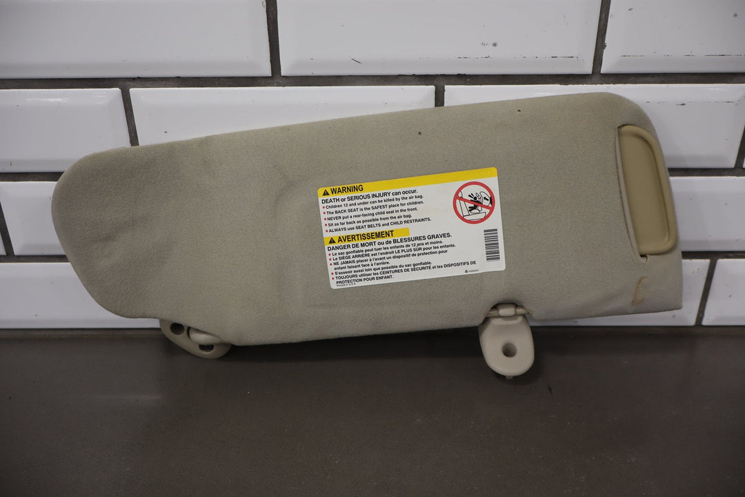 2006 Chevrolet Silverado 2500 Sun Visor Pair Left/Right Medium Gray 922