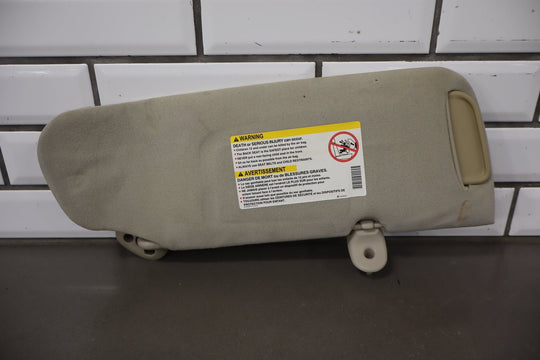 2006 Chevrolet Silverado 2500 Sun Visor Pair Left/Right Medium Gray 922