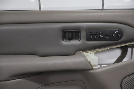 2006 GMC Yukon Denali Left Front Door Trim Panel Stone Gray 922