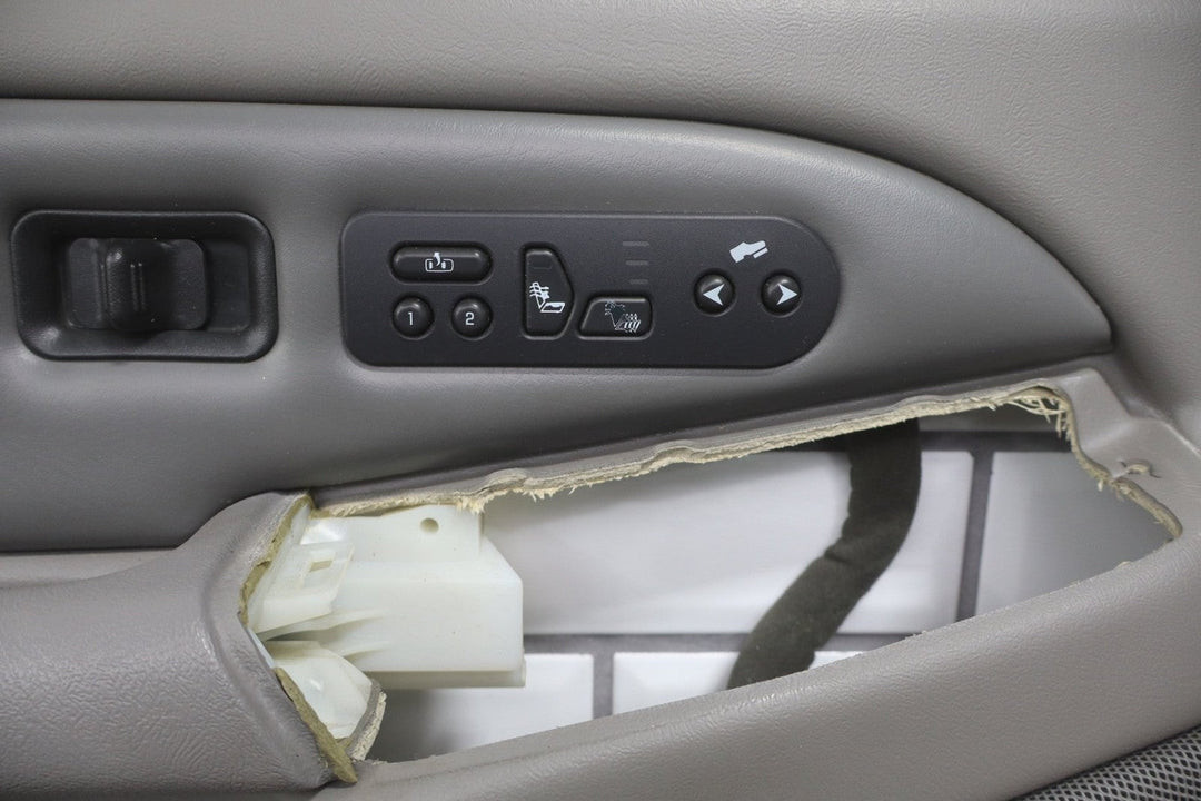 2006 GMC Yukon Denali Left Front Door Trim Panel Stone Gray 922