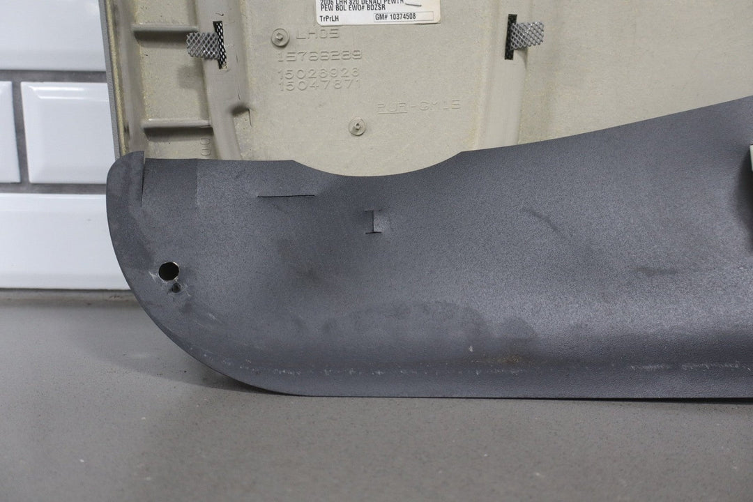2006 GMC Yukon Denali Left Rear Door Panel Stone Gray 922
