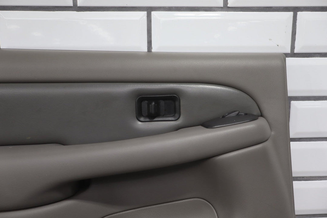 2006 GMC Yukon Denali Left Rear Door Panel Stone Gray 922