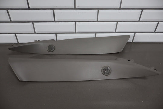 2006 GMC Yukon Denali Pair - Interior A Pillar Trim OEM Stone Gray 922