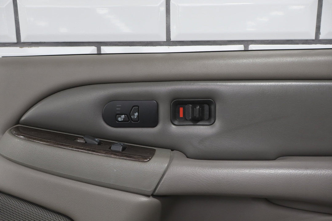 2006 GMC Yukon Denali Right Front Door Trim Panel Stone Gray 922