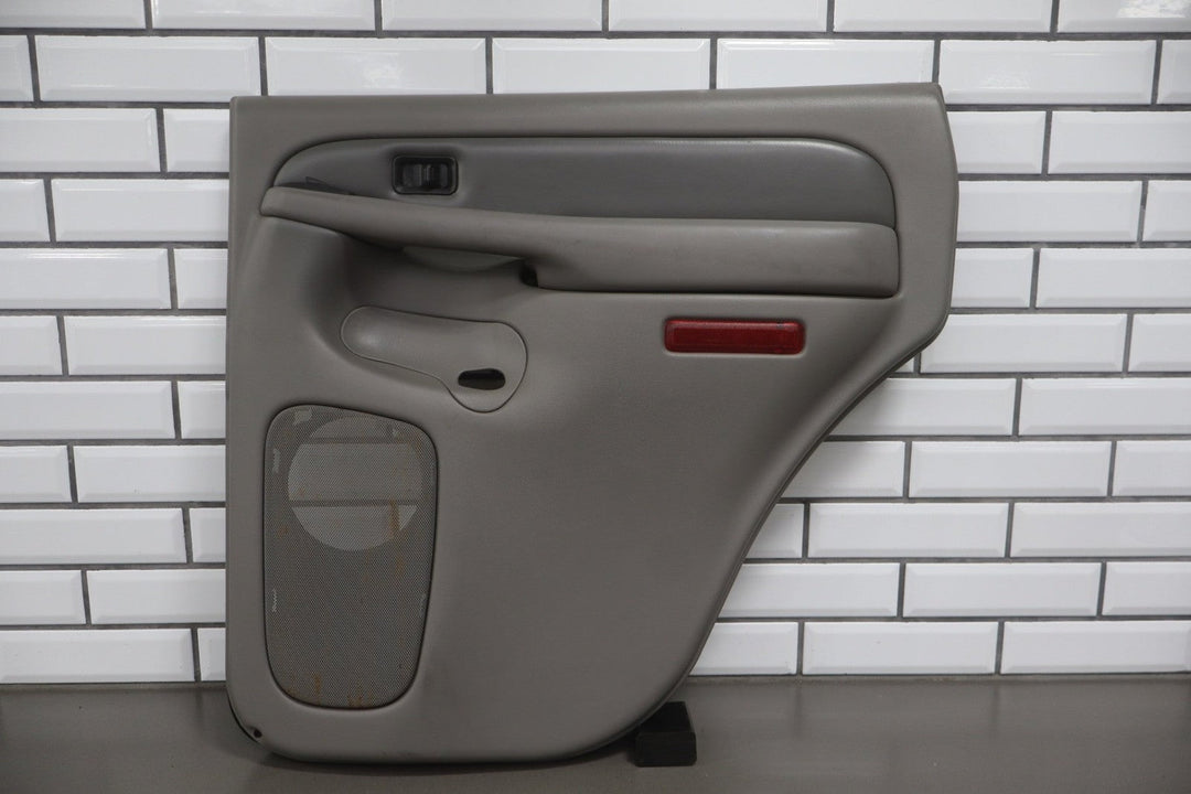 2006 GMC Yukon Denali Right Rear Door Trim Panel Stone Gray 922