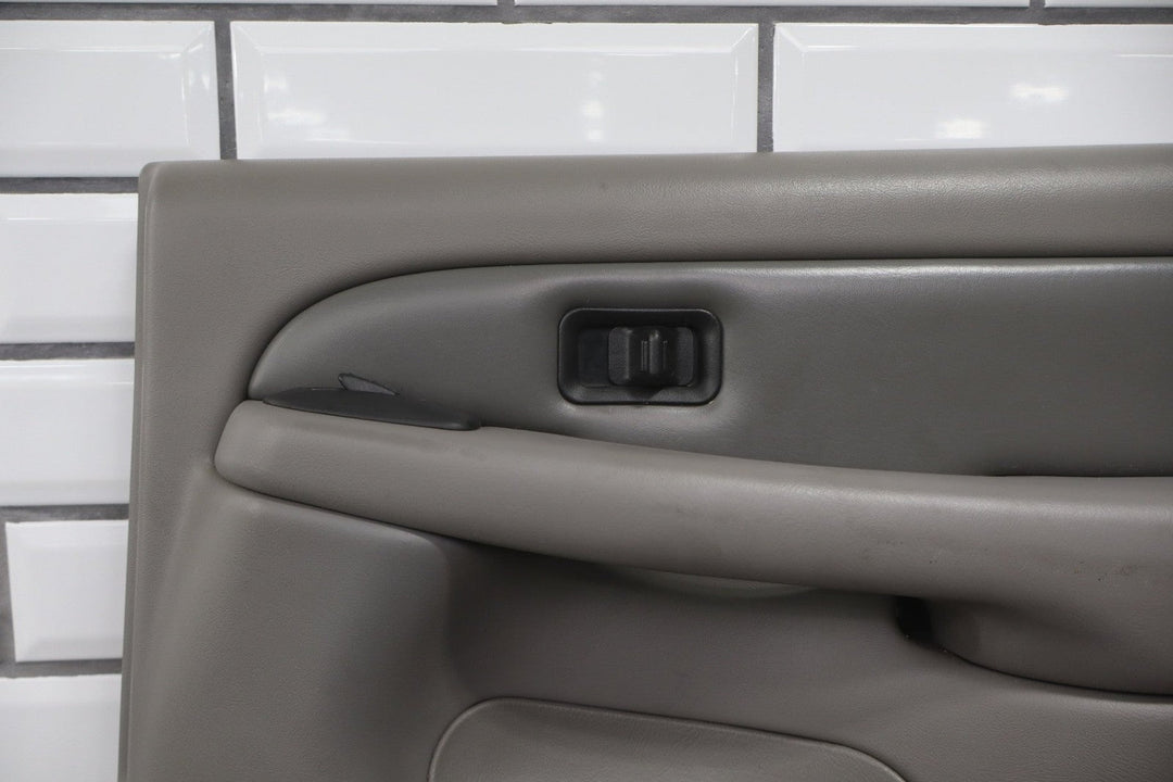 2006 GMC Yukon Denali Right Rear Door Trim Panel Stone Gray 922