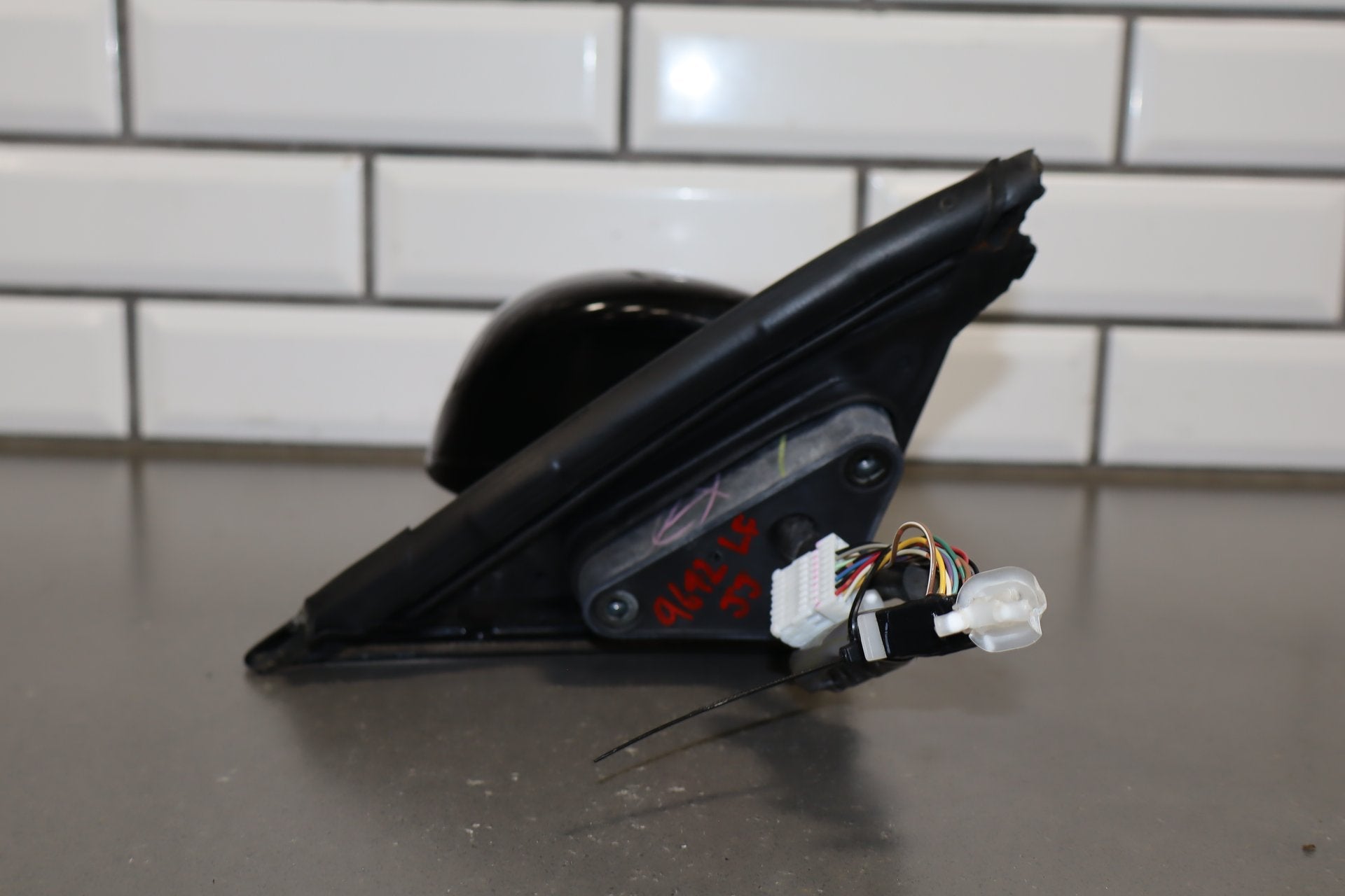 2006 Lexus LS430 Left Door Mirror black onyx 202