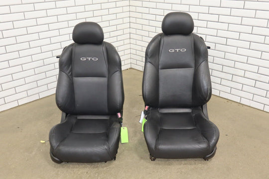 2006 Pontiac GTO Front Power Leather Seats Set OEM