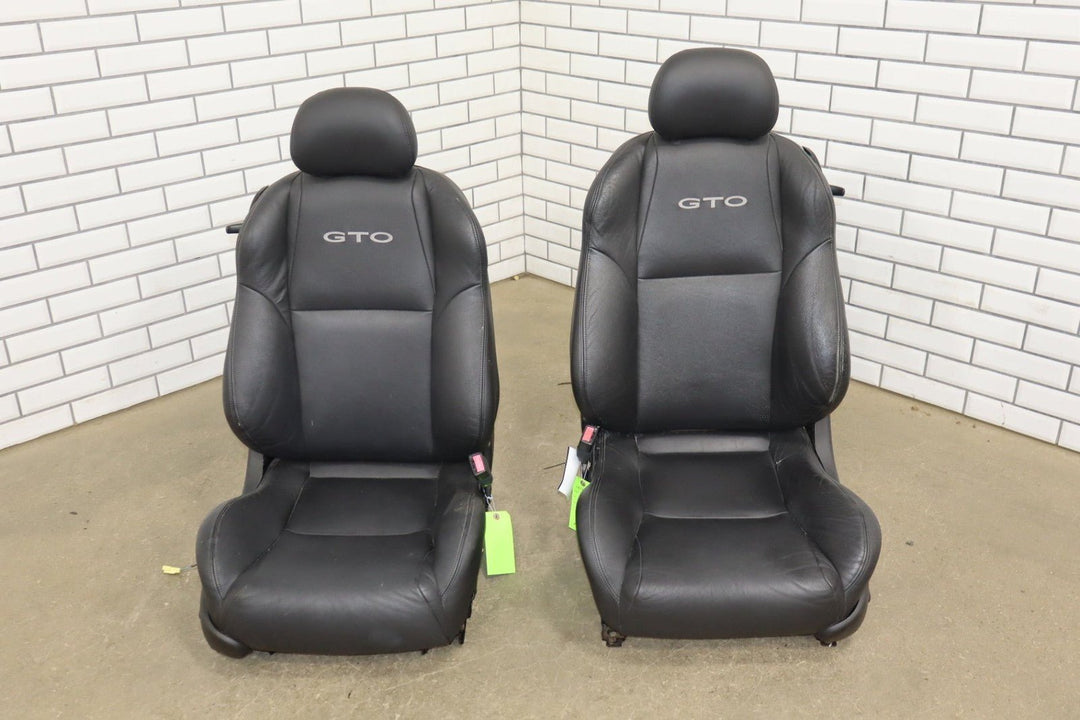 2006 Pontiac GTO Front Power Leather Seats Set OEM