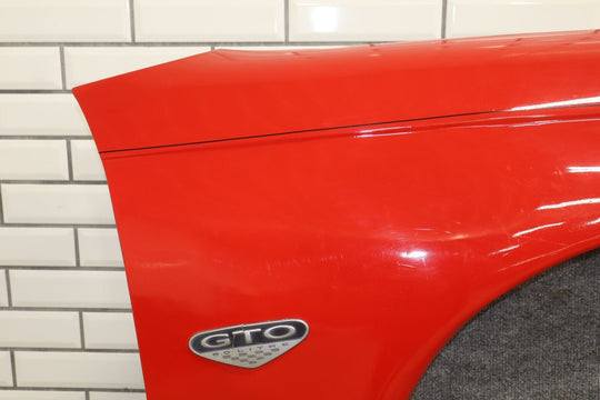 2006 Pontiac GTO Right Fender *Torrid Red 62* Bondo Throughout