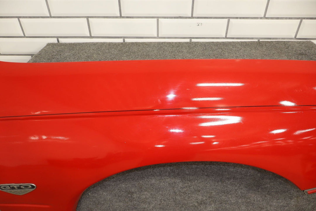 2006 Pontiac GTO Right Fender *Torrid Red 62* Bondo Throughout