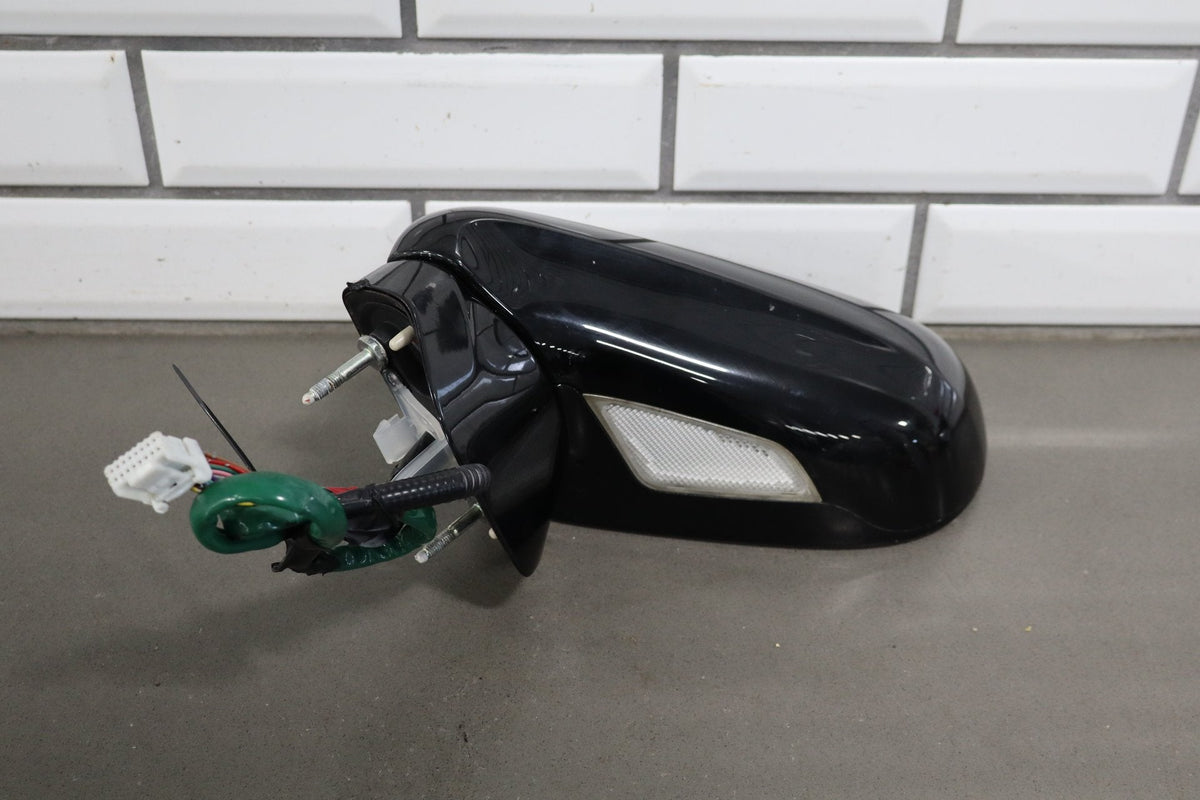 2007-09 Lexus LS460 Left Door Mirror Power Fold Obsidian Black 212