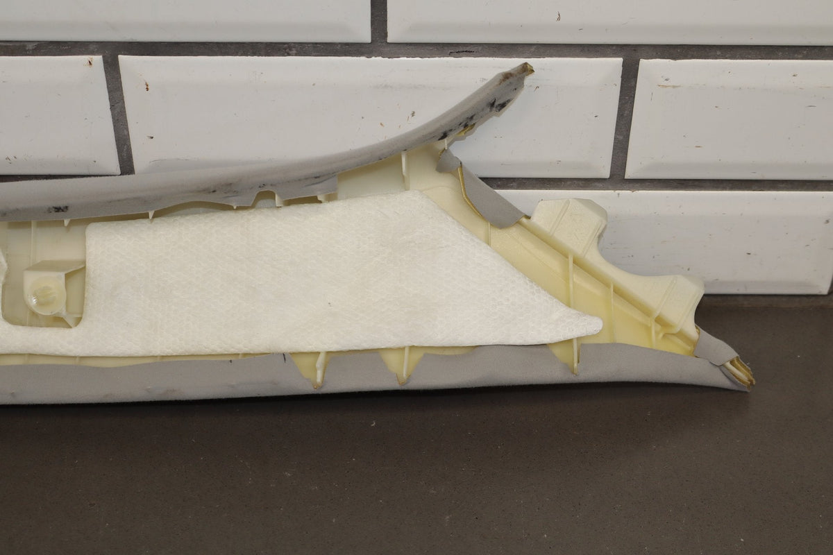 2007-09 Lexus LS460 Pair Front A Pillar Trim Lt. Grey