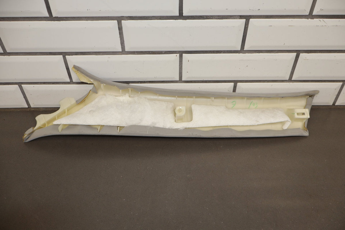 2007-09 Lexus LS460 Pair Front A Pillar Trim Lt. Grey