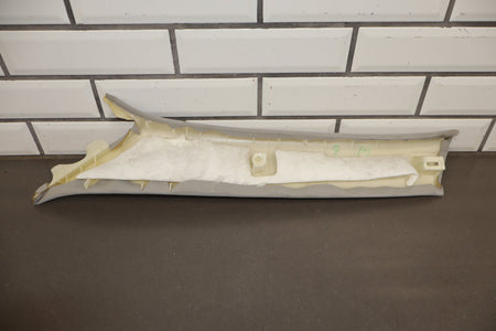 2007-09 Lexus LS460 Pair Front A Pillar Trim Lt. Grey